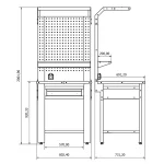 Banc de lucru profesional Proline Combo 12, BD.36.15.12