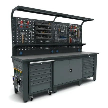 Banc de lucru profesional Proline Combo 64, RAL 7016/7011, BD.36.15.64