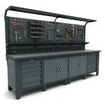 Banc de lucru profesional Proline Combo 75, RAL 7016/7011, BD.36.15.75