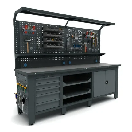 Banc de lucru profesional Proline Combo 76, RAL 7016/7011, BD.36.15.76