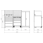 Banc de lucru profesional Moduline Combo 09, BD.36.18.09