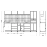 Banc de lucru profesional Moduline Combo 20, BD.36.18.20