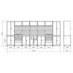 Banc de lucru profesional Moduline Combo 41, BD.36.18.41