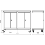 Banc de lucru profesional Moduline Combo M 10, BD.36.18.M10