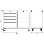 Banc de lucru profesional Moduline Combo M 13, BD.36.18.M13