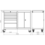 Banc de lucru profesional Moduline Combo M 16, BD.36.18.M16