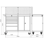 Banc de lucru profesional Moduline Combo M 17, BD.36.18.M17