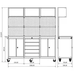 Banc de lucru profesional Moduline Combo M 21, BD.36.18.M21