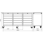 Banc de lucru profesional Moduline Combo M 22, BD.36.18.M22