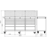 Banc de lucru profesional Moduline Combo M 26, BD.36.18.M26