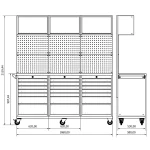 Banc de lucru profesional Moduline Combo M 27, BD.36.18.M27