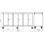 Banc de lucru profesional Moduline Combo M 28, BD.36.18.M28