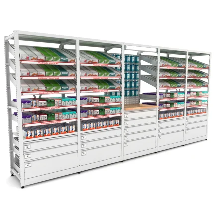 Sistem modular de rafturi pentru farmacii, BD.25.19.24